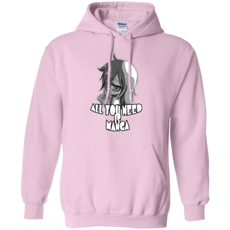Sweatshirts Light Pink / Small All You Need is Manga Pullover Hoodie