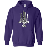 Sweatshirts Purple / Small All You Need is Manga Pullover Hoodie
