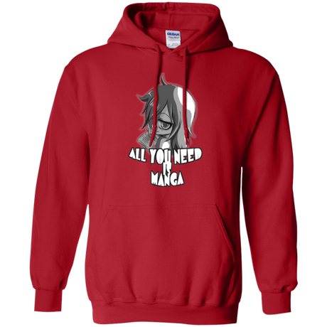 Sweatshirts Red / Small All You Need is Manga Pullover Hoodie
