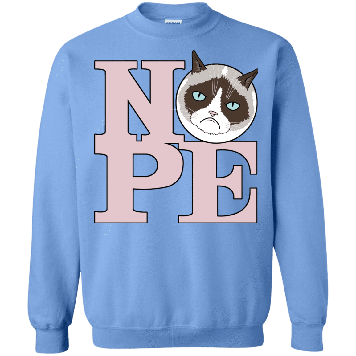 Sweatshirts Carolina Blue / S All You Need is NOPE Crewneck Sweatshirt