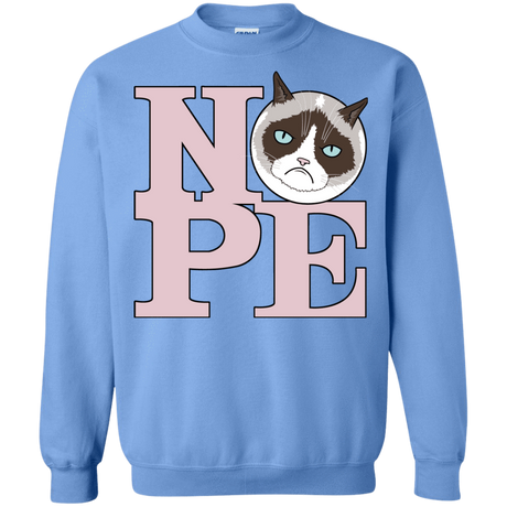 Sweatshirts Carolina Blue / S All You Need is NOPE Crewneck Sweatshirt