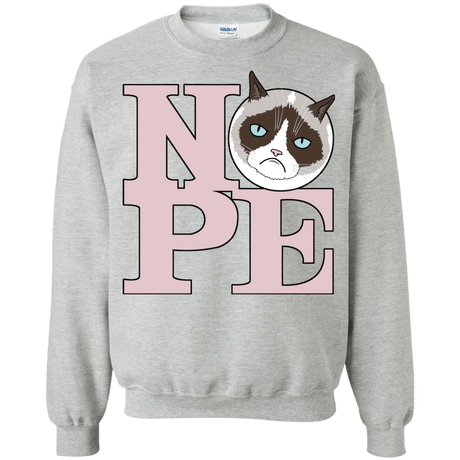 Sweatshirts Sport Grey / S All You Need is NOPE Crewneck Sweatshirt