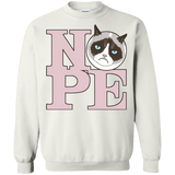 Sweatshirts White / S All You Need is NOPE Crewneck Sweatshirt