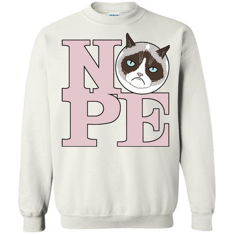 Sweatshirts White / S All You Need is NOPE Crewneck Sweatshirt