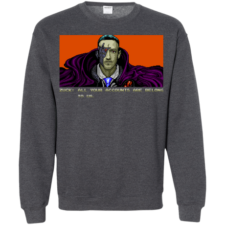 Sweatshirts Dark Heather / S All Your Accounts Crewneck Sweatshirt