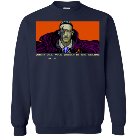 Sweatshirts Navy / S All Your Accounts Crewneck Sweatshirt