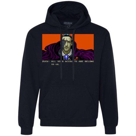 Sweatshirts Navy / S All Your Accounts Premium Fleece Hoodie