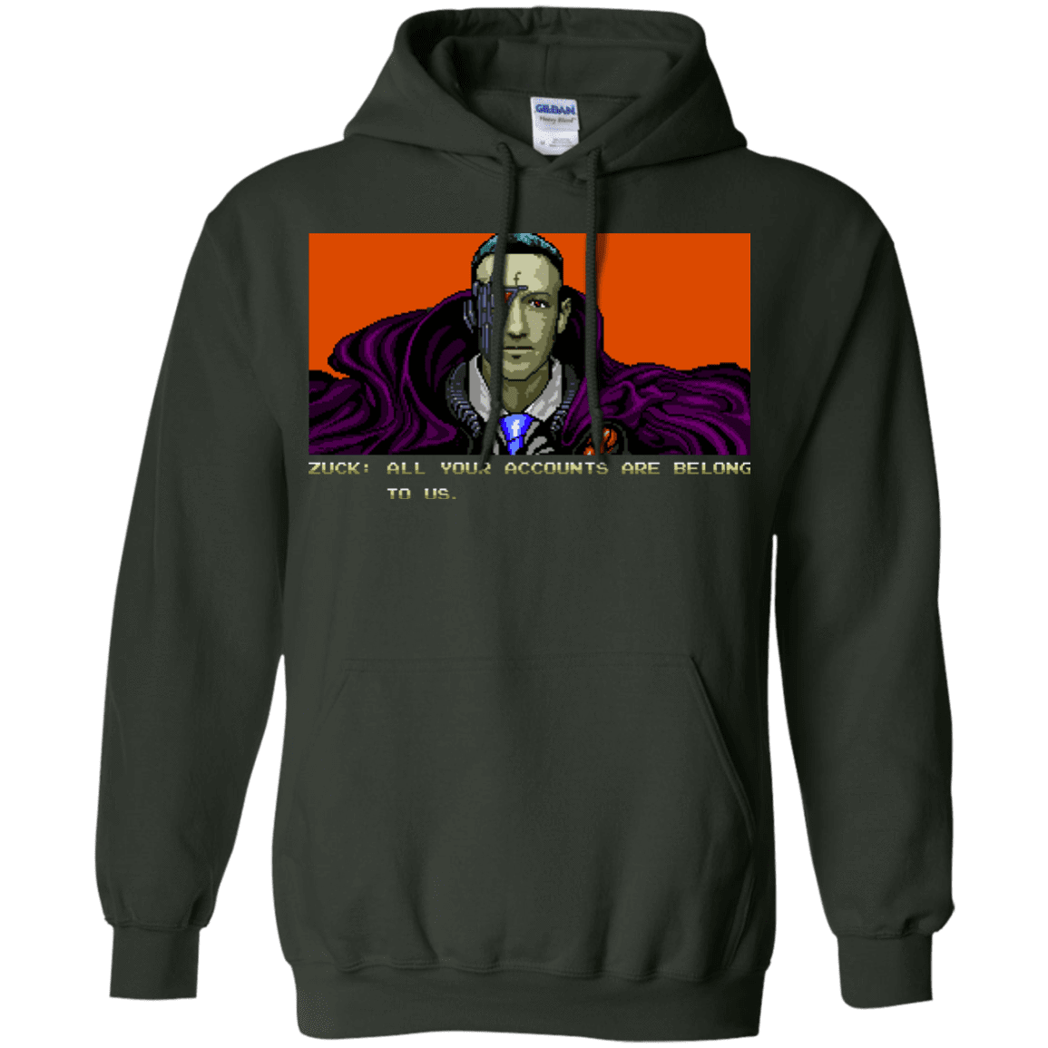 Sweatshirts Forest Green / S All Your Accounts Pullover Hoodie