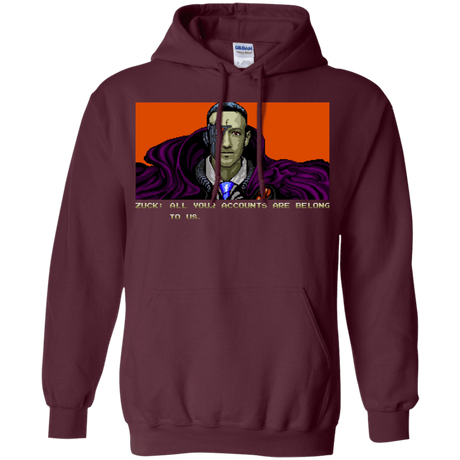 Sweatshirts Maroon / S All Your Accounts Pullover Hoodie