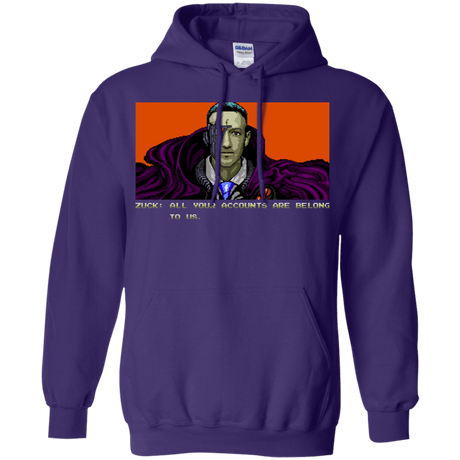 Sweatshirts Purple / S All Your Accounts Pullover Hoodie