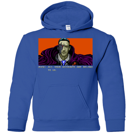 Sweatshirts Royal / YS All Your Accounts Youth Hoodie