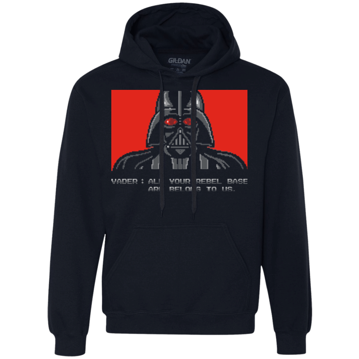 Sweatshirts Navy / Small All your rebel base are belongs to us Premium Fleece Hoodie