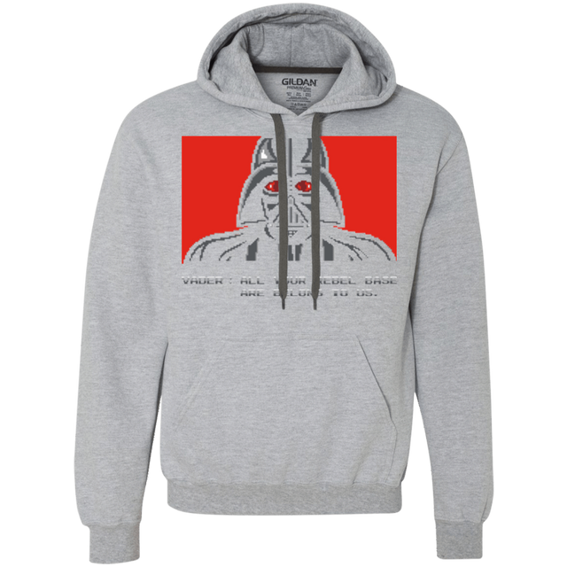 Sweatshirts Sport Grey / Small All your rebel base are belongs to us Premium Fleece Hoodie