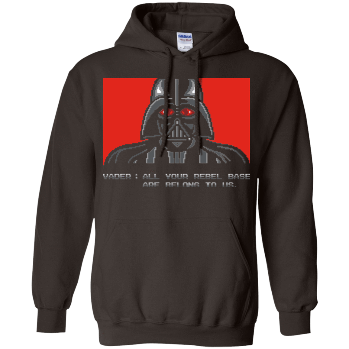 Sweatshirts Dark Chocolate / Small All your rebel base are belongs to us Pullover Hoodie