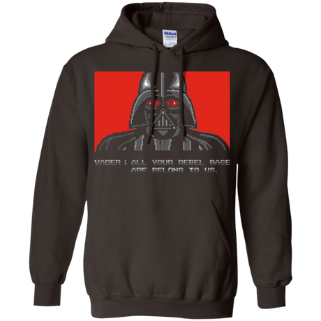 Sweatshirts Dark Chocolate / Small All your rebel base are belongs to us Pullover Hoodie