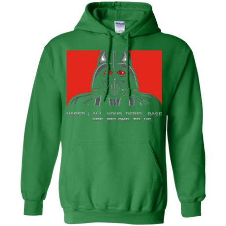 Sweatshirts Irish Green / Small All your rebel base are belongs to us Pullover Hoodie