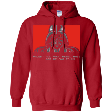 Sweatshirts Red / Small All your rebel base are belongs to us Pullover Hoodie