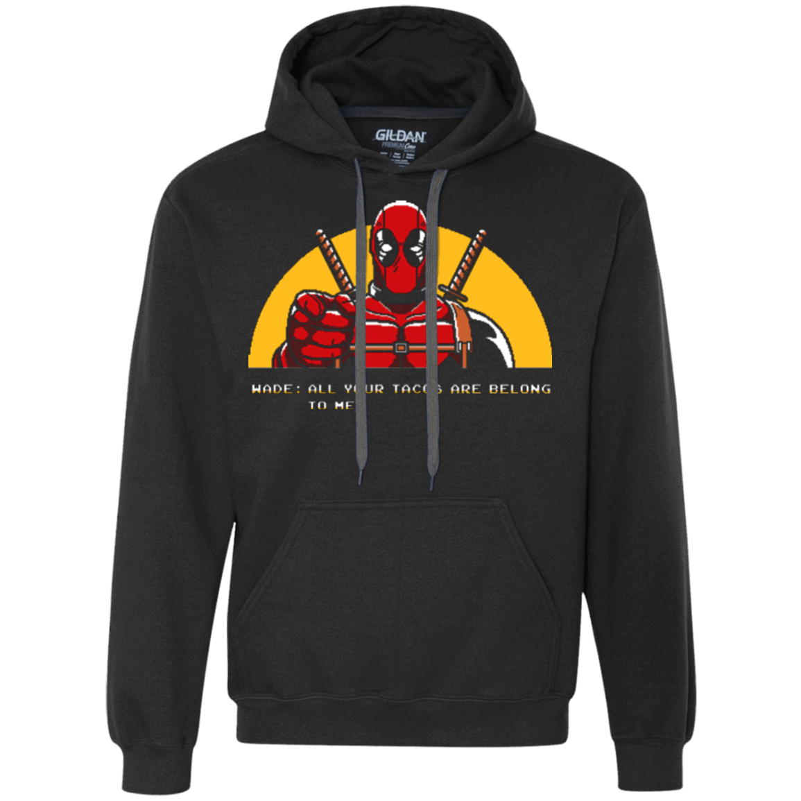 Sweatshirts Black / Small All Your Tacos Are Belong To Me Premium Fleece Hoodie