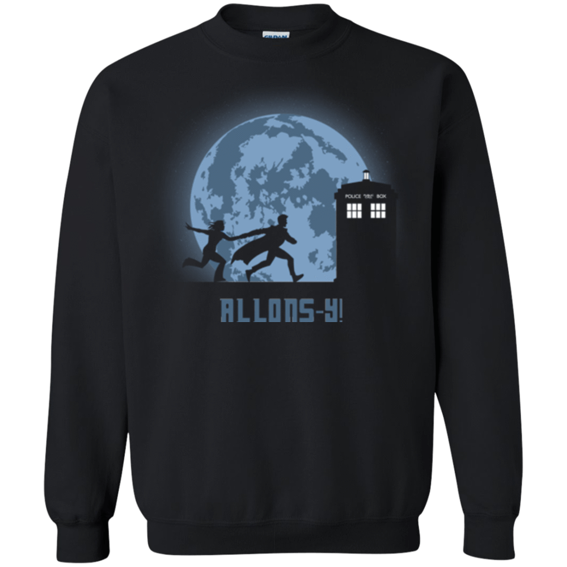 Sweatshirts Black / Small Allons y! Crewneck Sweatshirt