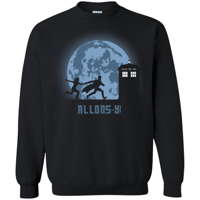 Sweatshirts Black / Small Allons y! Crewneck Sweatshirt