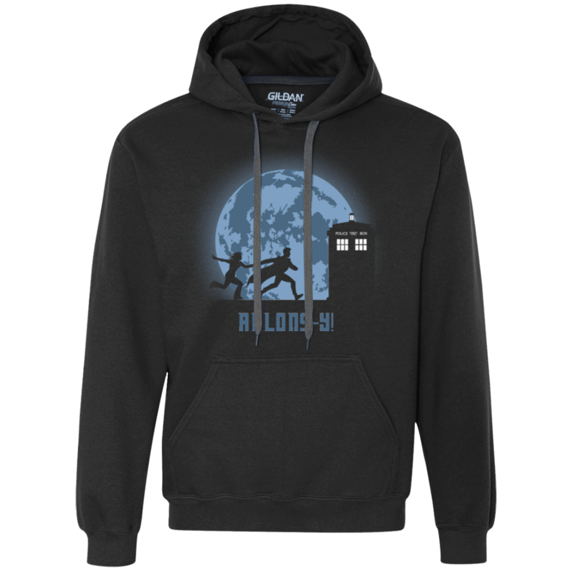 Sweatshirts Black / Small Allons y! Premium Fleece Hoodie