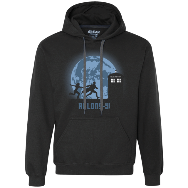 Sweatshirts Black / Small Allons y! Premium Fleece Hoodie