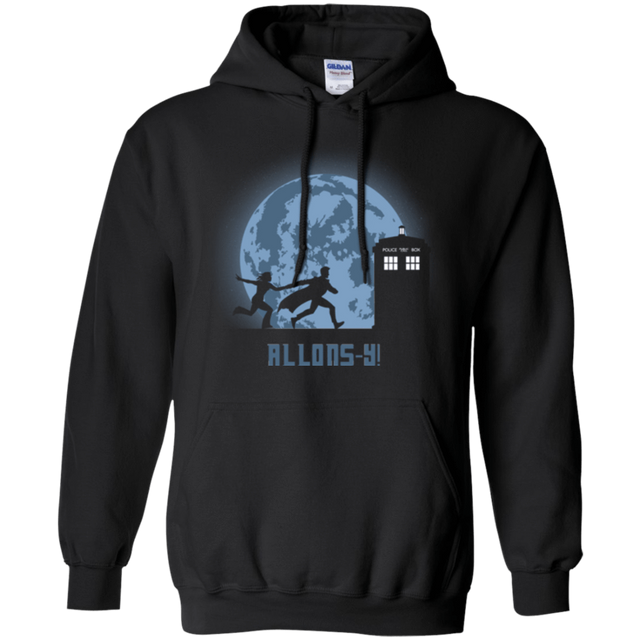 Sweatshirts Black / Small Allons y! Pullover Hoodie