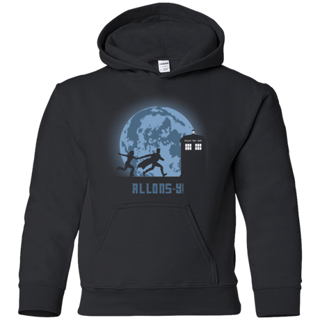 Sweatshirts Black / YS Allons y! Youth Hoodie