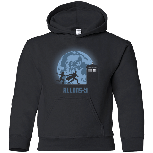 Sweatshirts Black / YS Allons y! Youth Hoodie