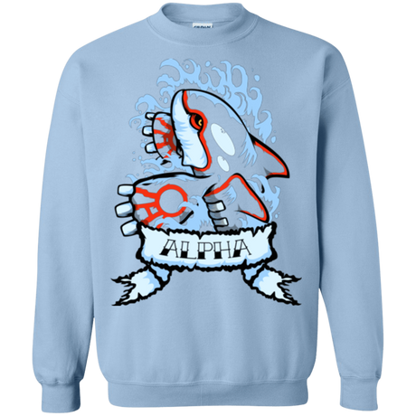 Sweatshirts Light Blue / Small Alpha Crewneck Sweatshirt