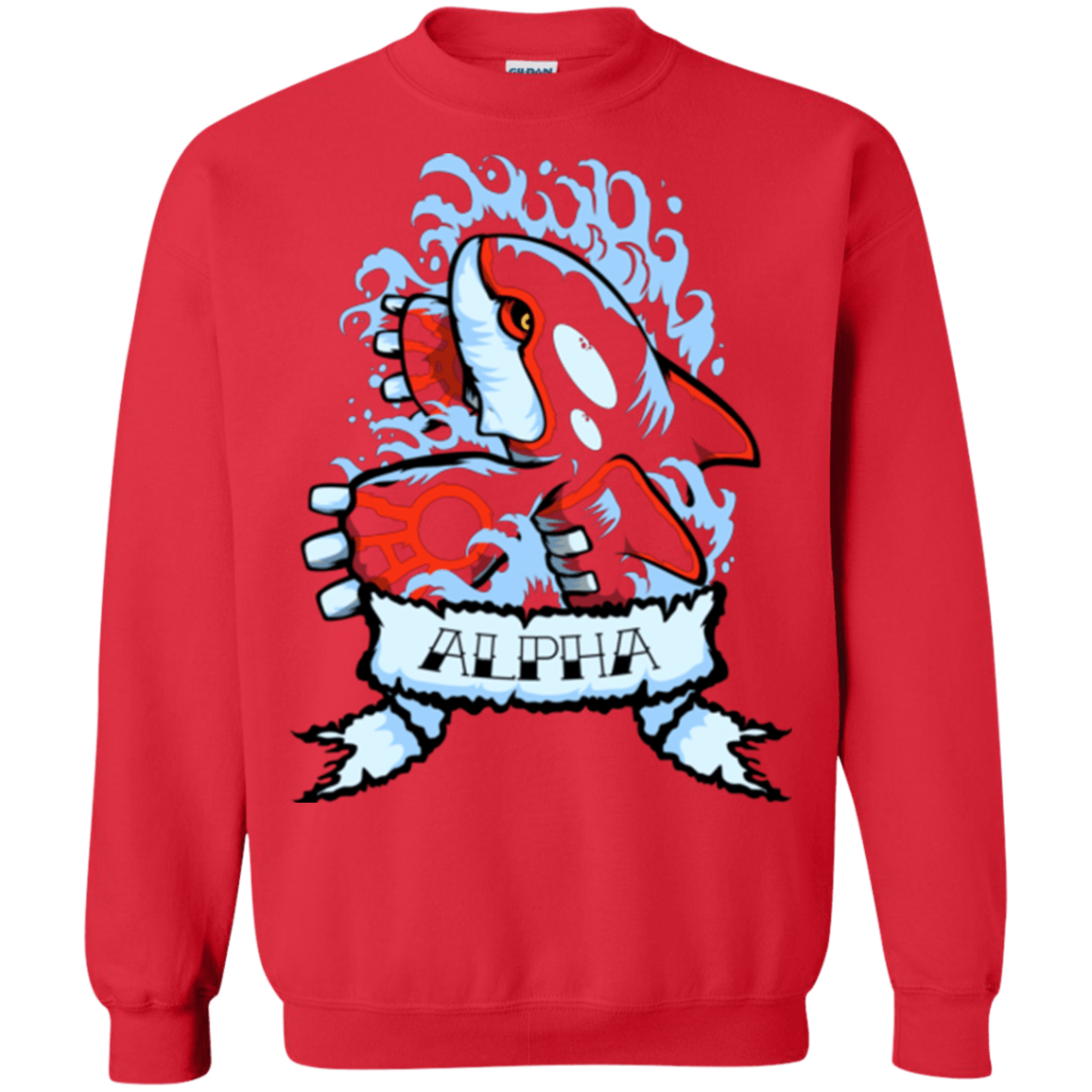 Sweatshirts Red / Small Alpha Crewneck Sweatshirt