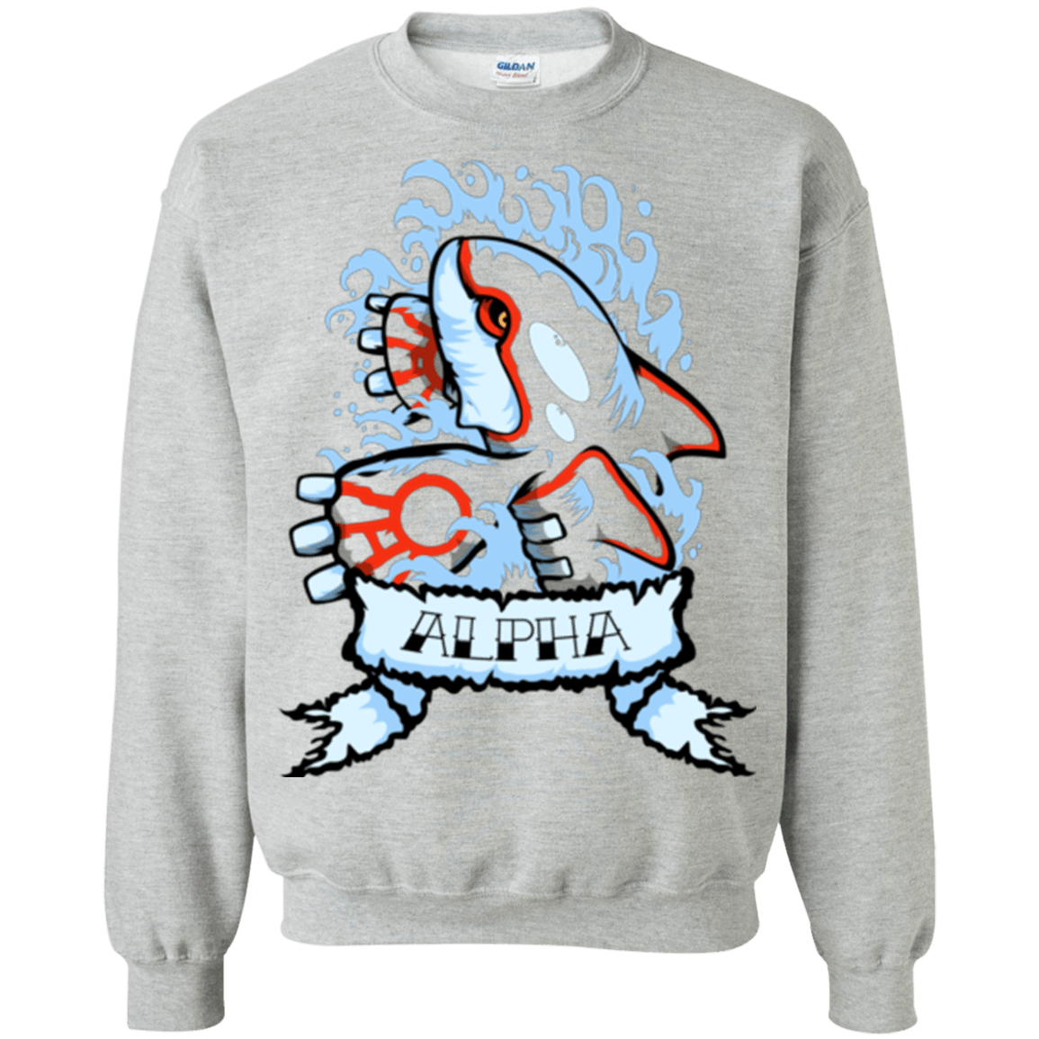 Sweatshirts Sport Grey / Small Alpha Crewneck Sweatshirt
