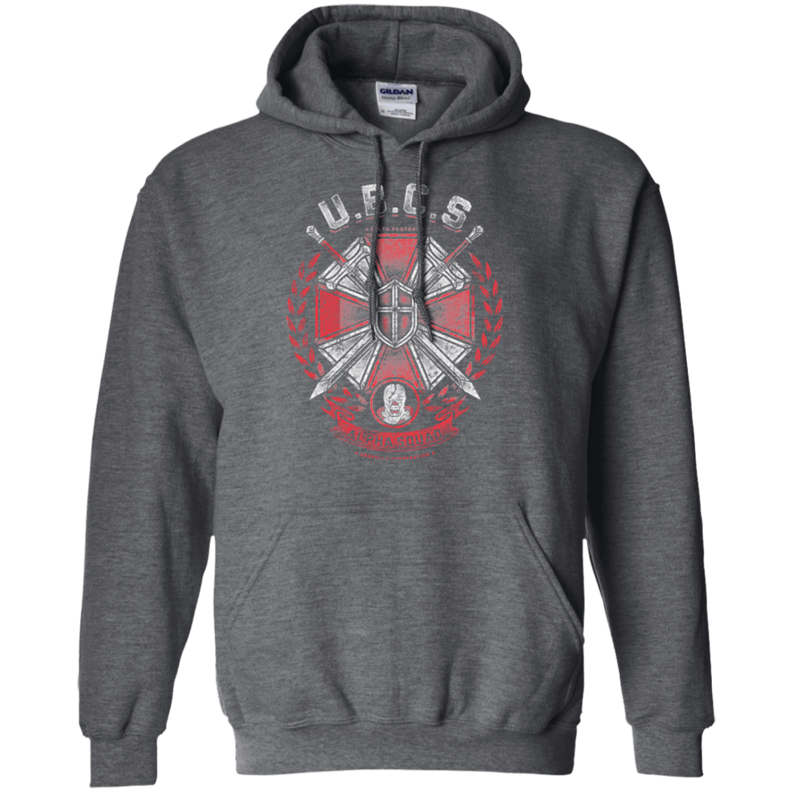 Sweatshirts Dark Heather / Small ALPHA SQUAD Pullover Hoodie