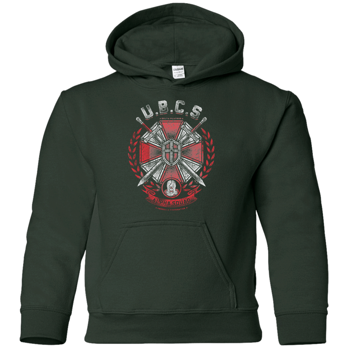Sweatshirts Forest Green / YS ALPHA SQUAD Youth Hoodie