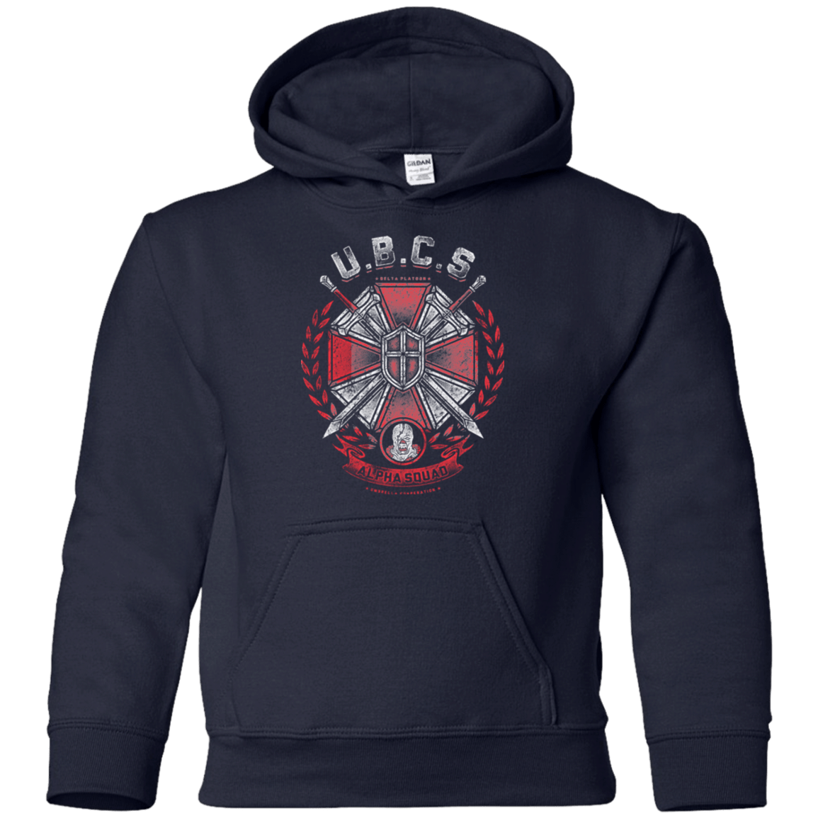 Sweatshirts Navy / YS ALPHA SQUAD Youth Hoodie