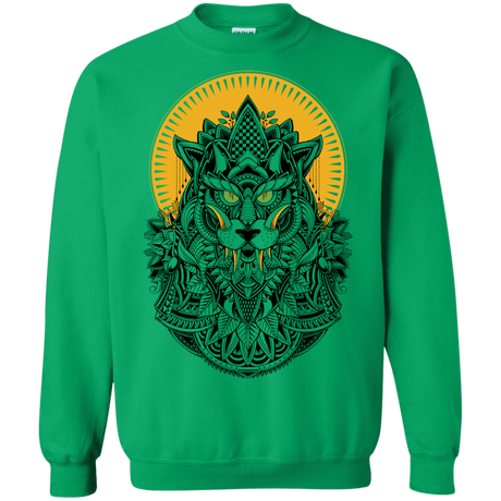 Sweatshirts Irish Green / S Alpha Wolf Crewneck Sweatshirt