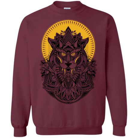 Sweatshirts Maroon / S Alpha Wolf Crewneck Sweatshirt