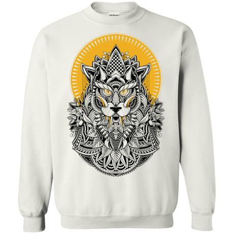 Sweatshirts White / S Alpha Wolf Crewneck Sweatshirt