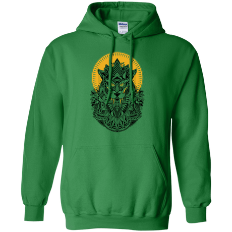 Sweatshirts Irish Green / S Alpha Wolf Pullover Hoodie