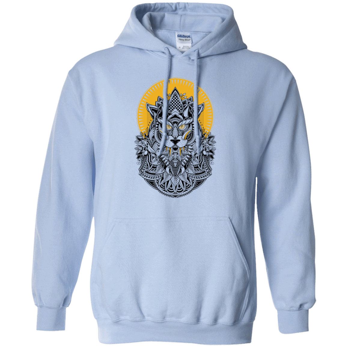 Sweatshirts Light Blue / S Alpha Wolf Pullover Hoodie