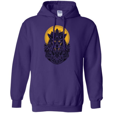 Sweatshirts Purple / S Alpha Wolf Pullover Hoodie