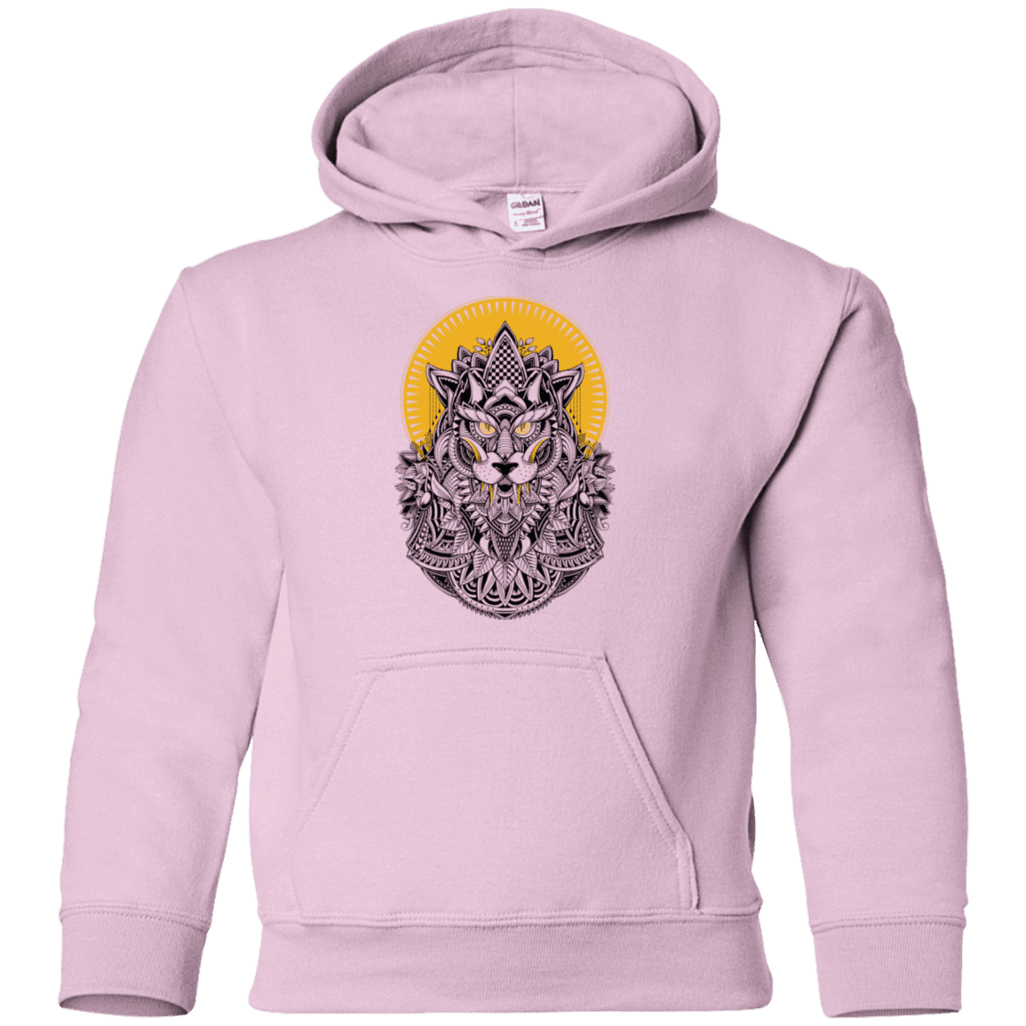 Sweatshirts Light Pink / YS Alpha Wolf Youth Hoodie