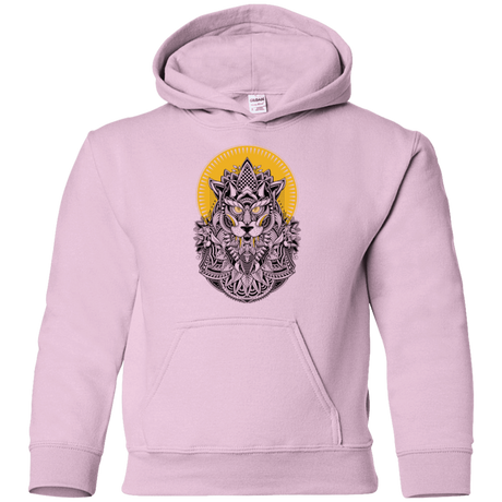 Sweatshirts Light Pink / YS Alpha Wolf Youth Hoodie