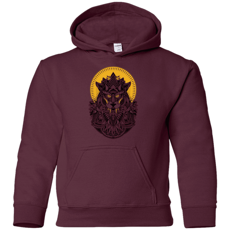 Sweatshirts Maroon / YS Alpha Wolf Youth Hoodie