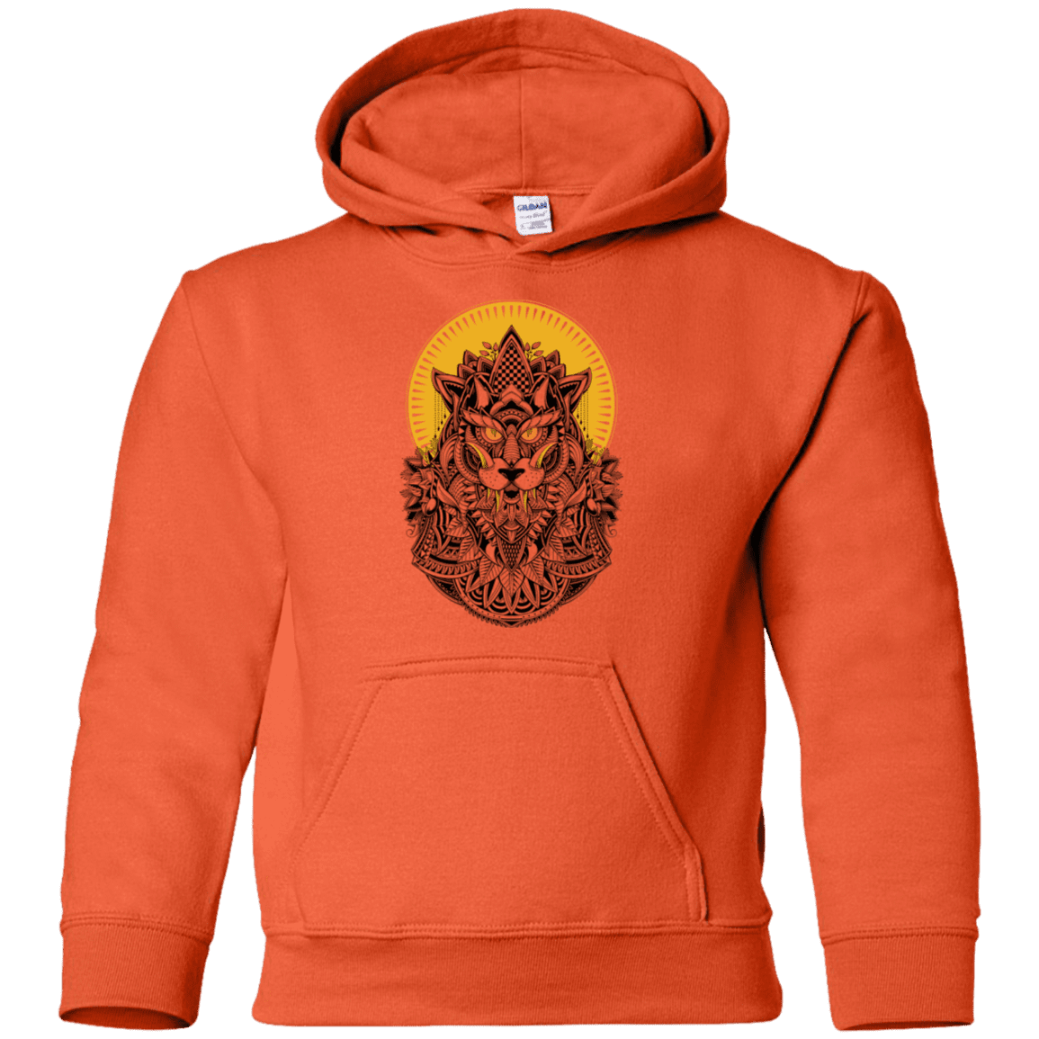 Sweatshirts Orange / YS Alpha Wolf Youth Hoodie