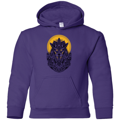 Sweatshirts Purple / YS Alpha Wolf Youth Hoodie