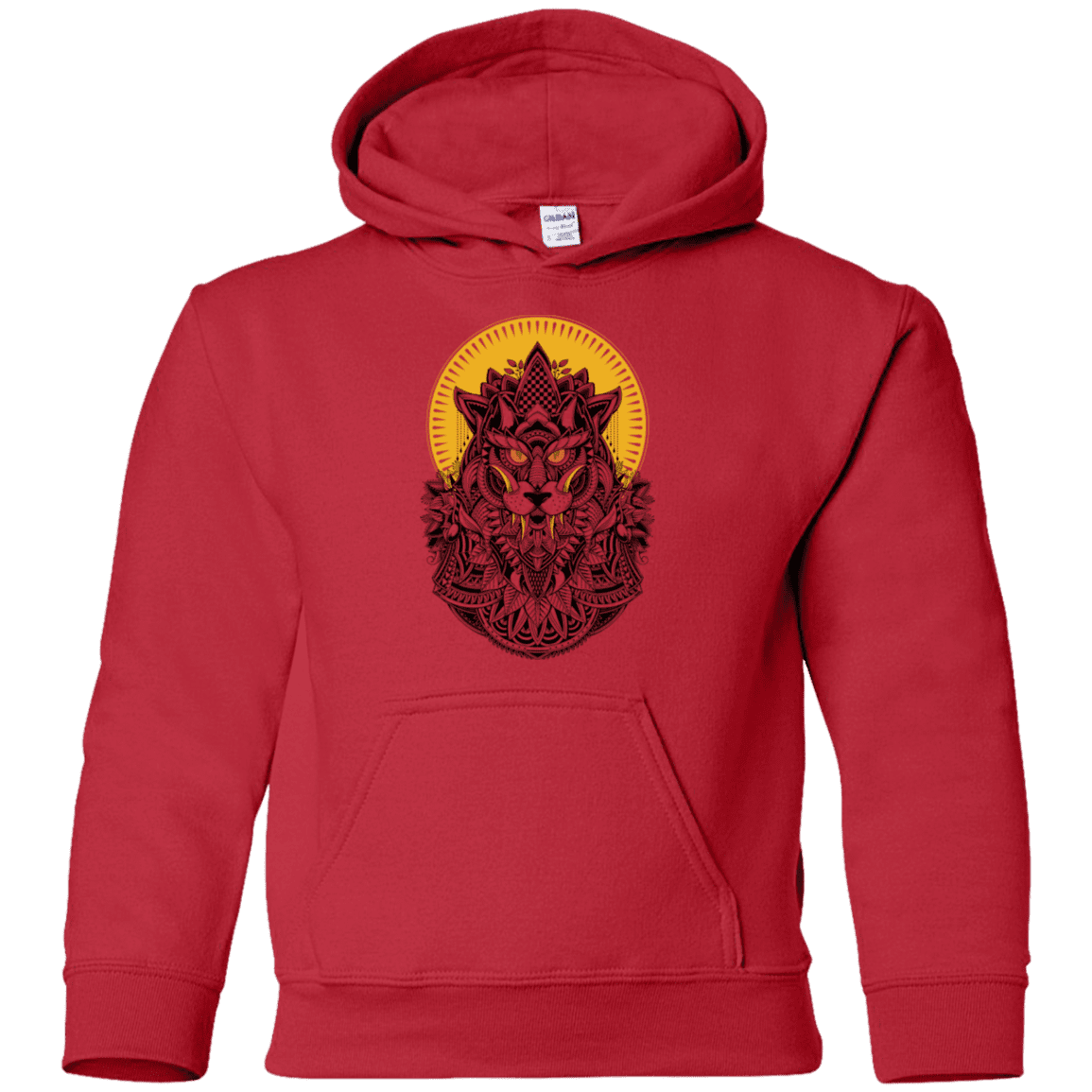 Sweatshirts Red / YS Alpha Wolf Youth Hoodie