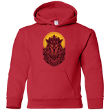 Sweatshirts Red / YS Alpha Wolf Youth Hoodie