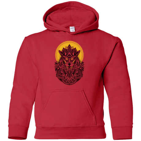 Sweatshirts Red / YS Alpha Wolf Youth Hoodie