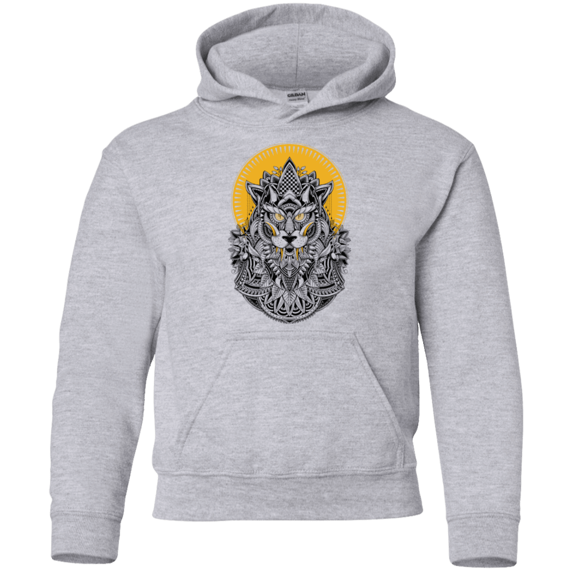 Sweatshirts Sport Grey / YS Alpha Wolf Youth Hoodie